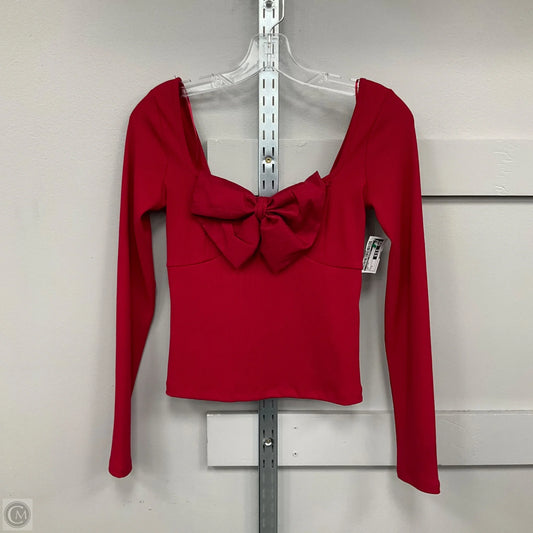 Sweater By Clothes Mentor In Red, Size: S