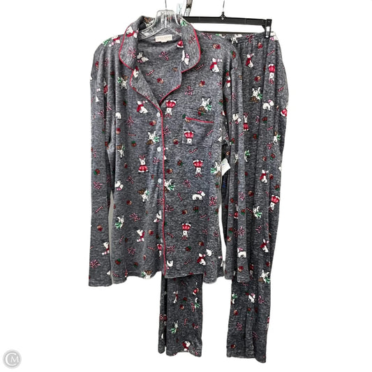 Pajamas 2pc By Laura Ashley In Grey, Size: Xl
