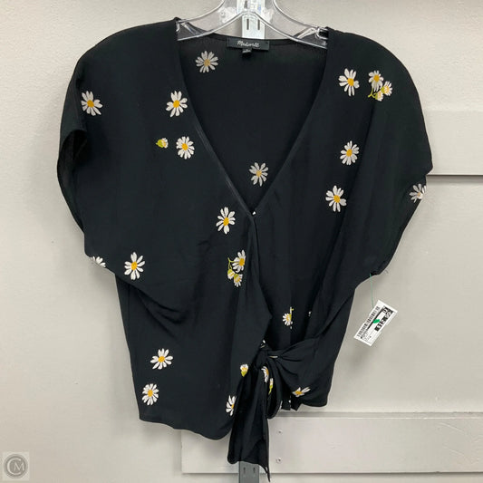 Top Short Sleeve By Madewell In Black, Size: M