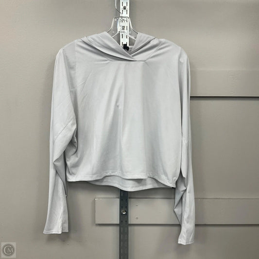 Athletic Sweatshirt Crewneck By Lululemon In Grey, Size: 10