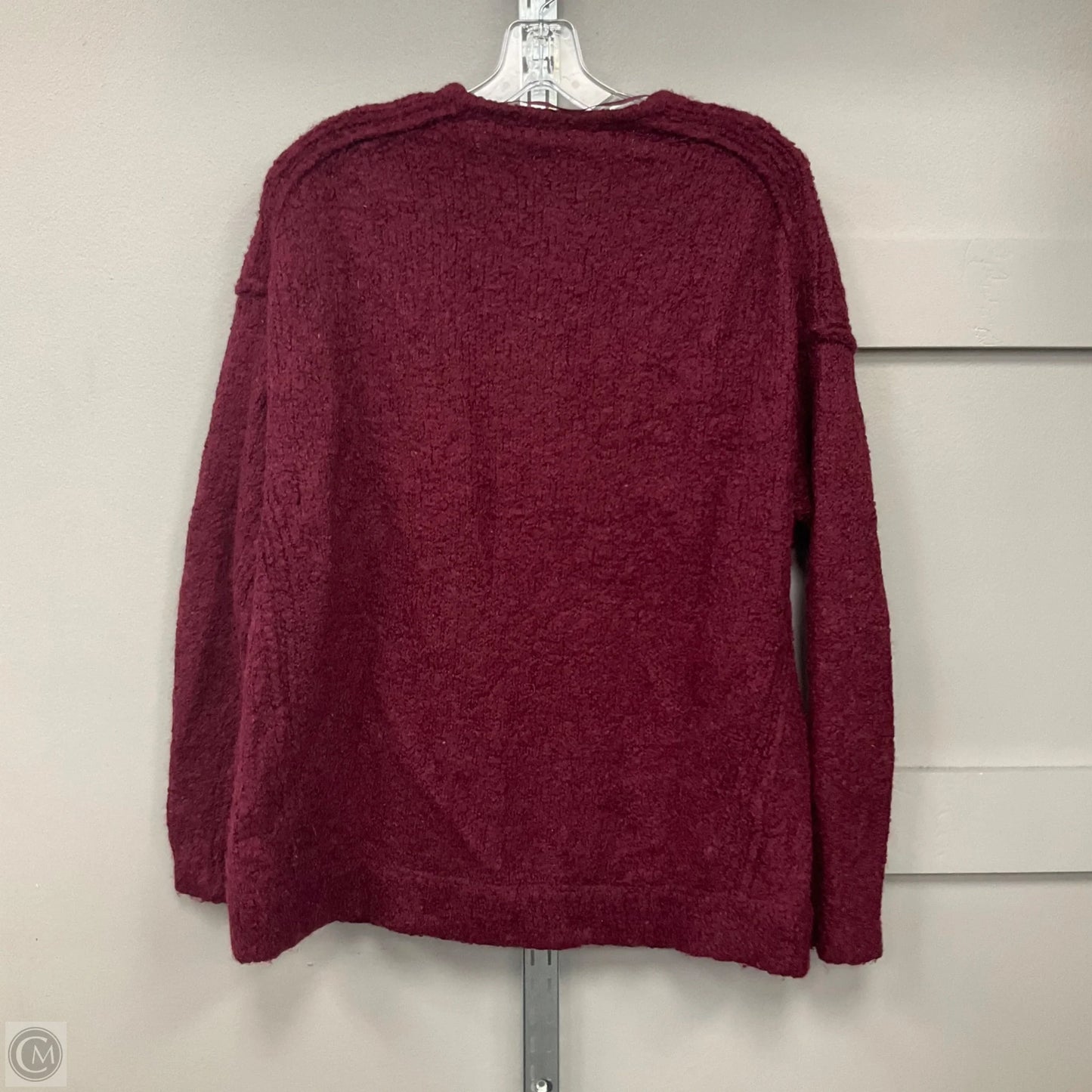 Sweater By Free People In Maroon, Size: Xs