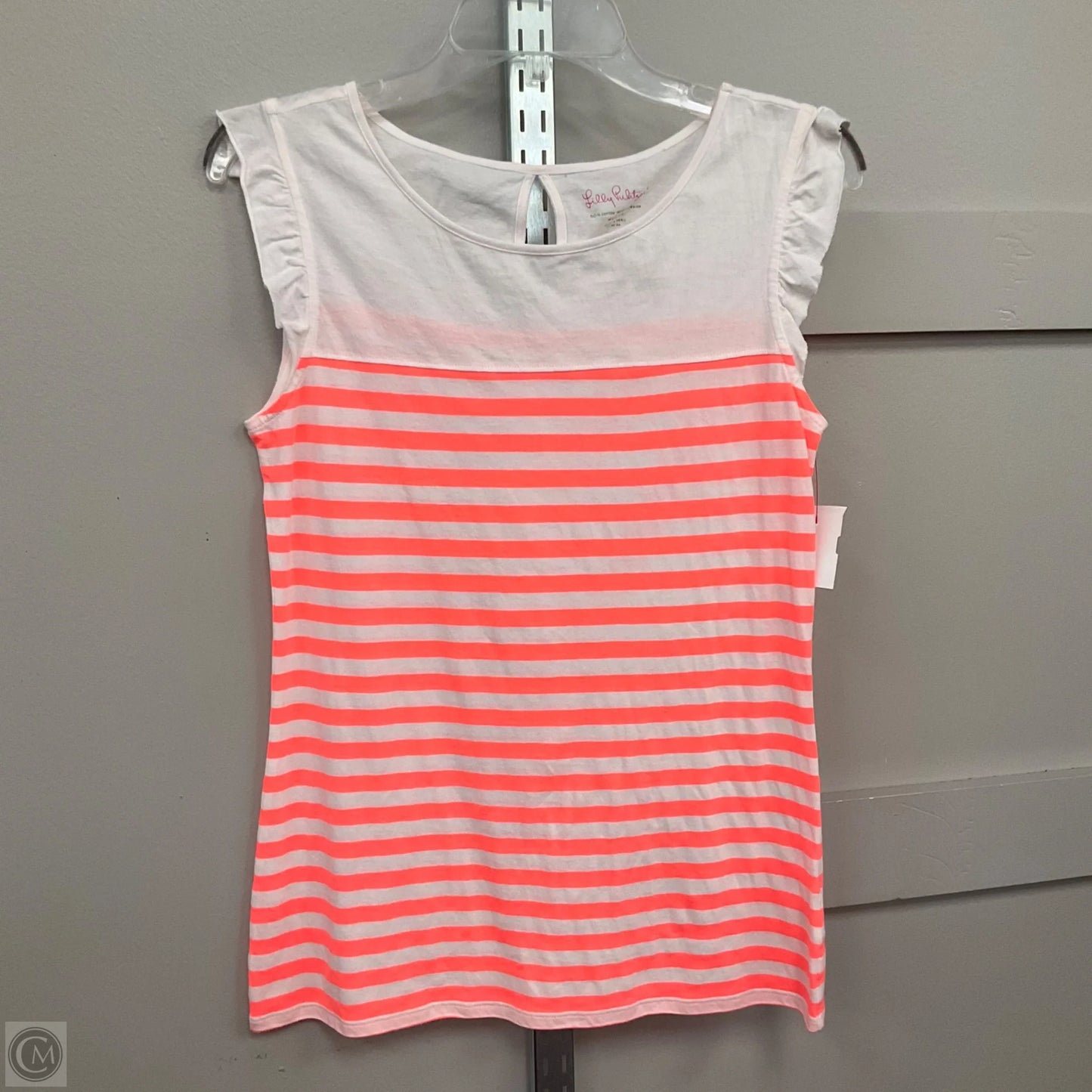 Top Sleeveless Designer By Lilly Pulitzer In Striped Pattern, Size: M