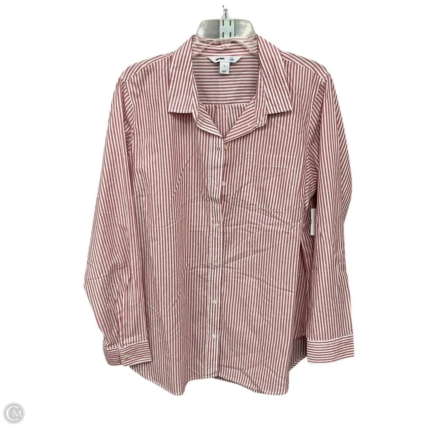 Top Long Sleeve By Old Navy In Striped Pattern, Size: Xl