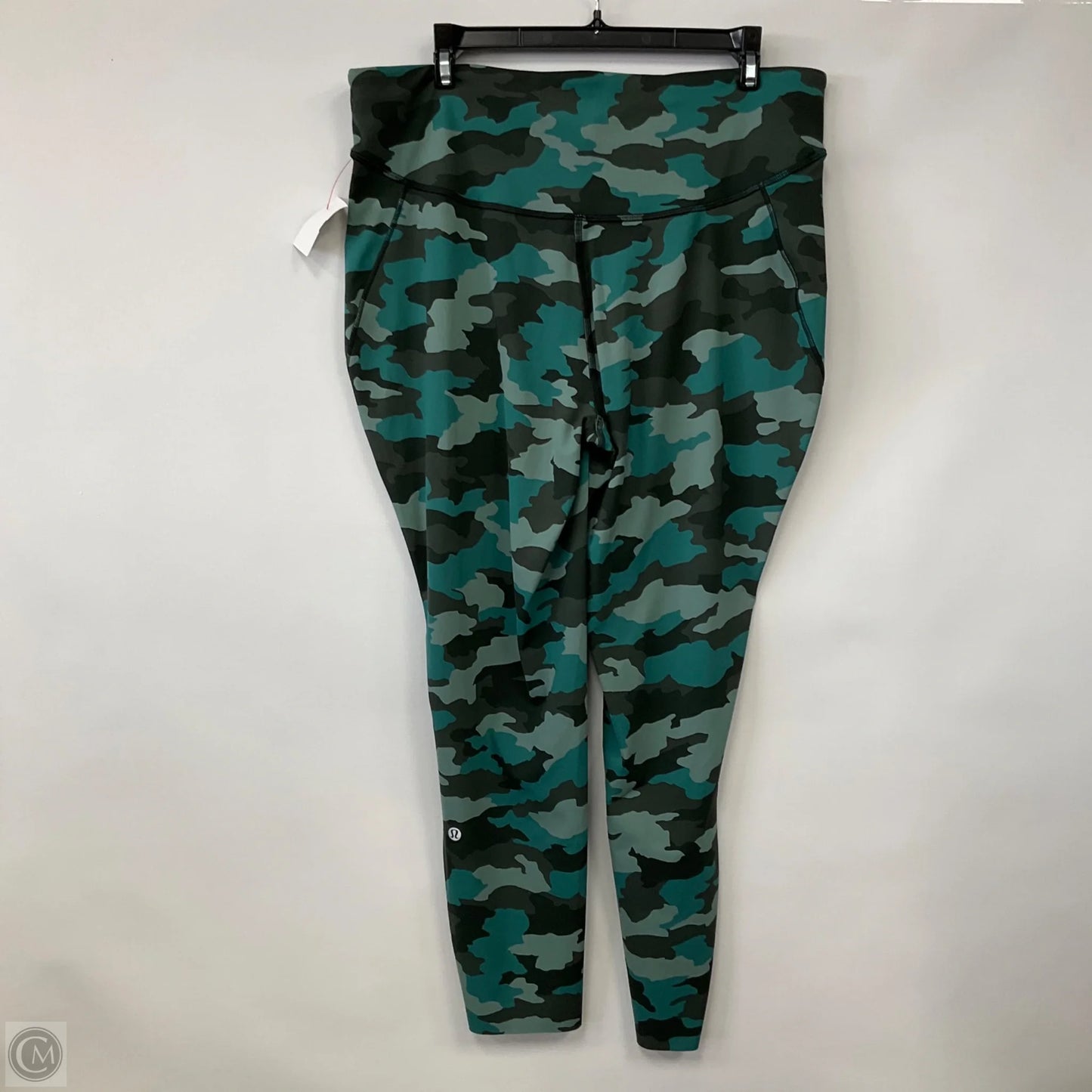 Athletic Leggings By Lululemon In Camouflage Print, Size: 16