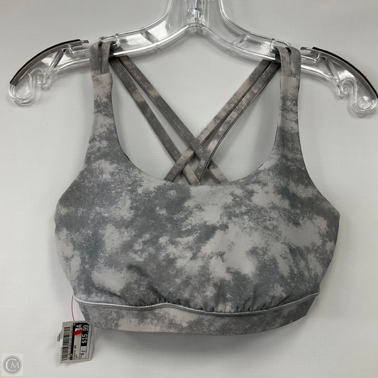 Athletic Bra By Lululemon In Grey, Size: 8