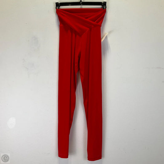 Athletic Leggings By Aerie In Red, Size: S