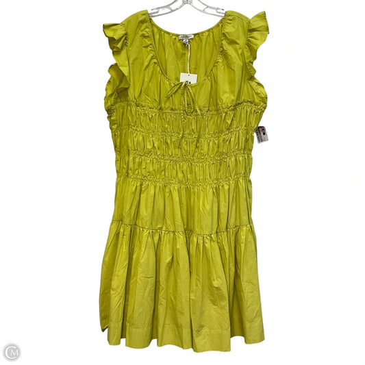 Dress Casual Short By Free Assembly In Yellow, Size: 3x