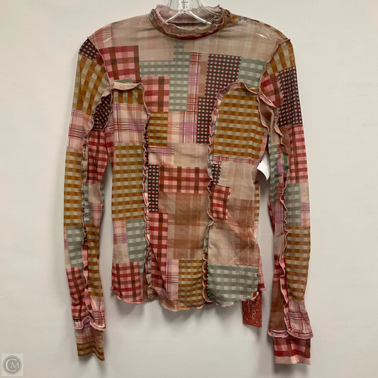 Top Long Sleeve By Shein In Multi-colored, Size: S