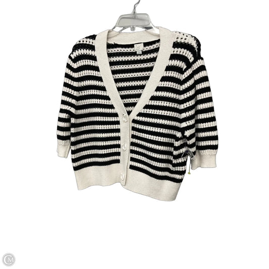 Cardigan By A New Day In Striped Pattern, Size: L