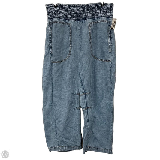 Pants Linen By Pilcro In Blue, Size: S