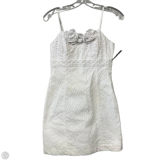 Dress Designer By Lilly Pulitzer In White, Size: 0