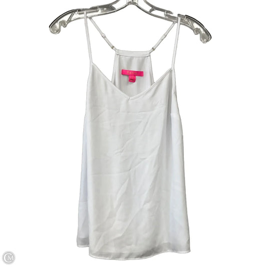 Top Sleeveless Designer By Lilly Pulitzer In White, Size: Xs