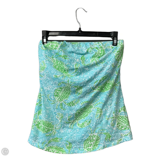Top Sleeveless Designer By Lilly Pulitzer In Blue & Green, Size: S