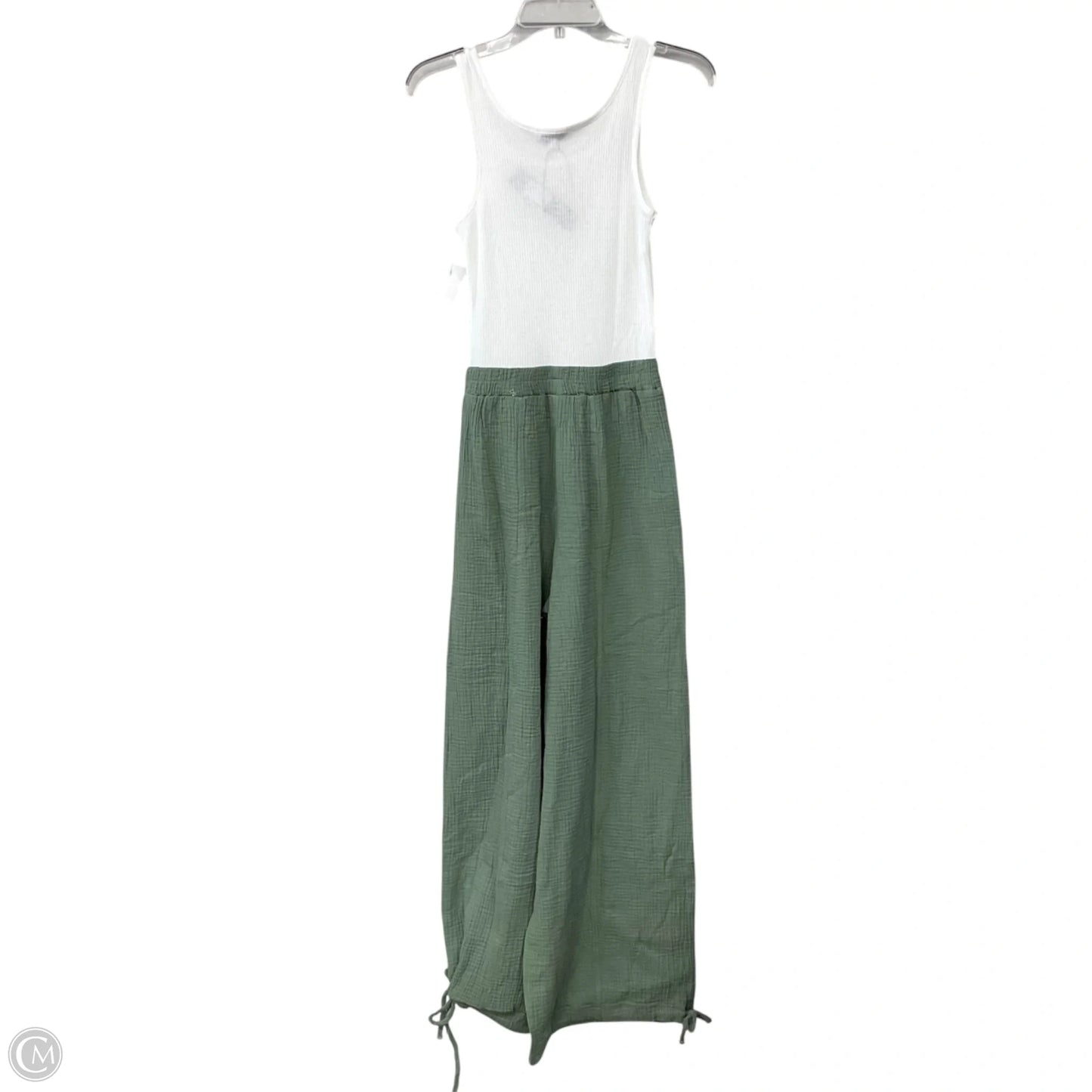 Jumpsuit By Fashion Nova In Green & White, Size: S