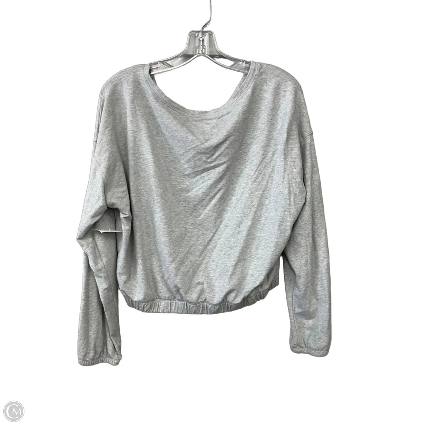Top Long Sleeve Basic By Aerie In Grey, Size: S