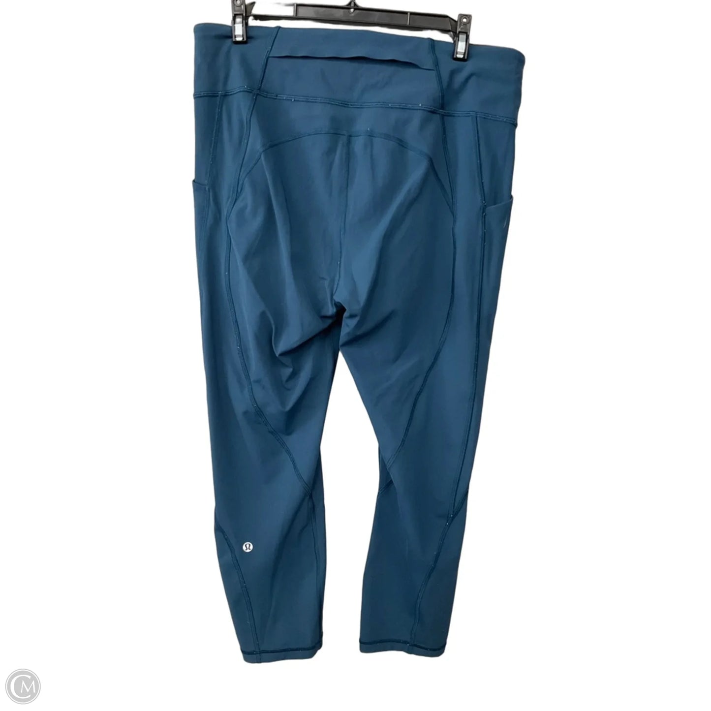 Athletic Leggings By Lululemon In Blue, Size: 12