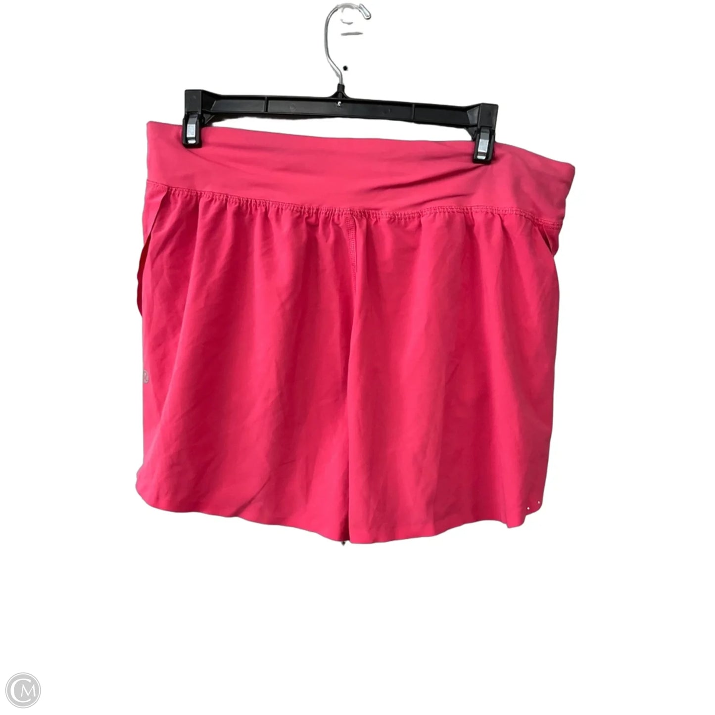 Athletic Shorts By Lululemon In Pink, Size: 8