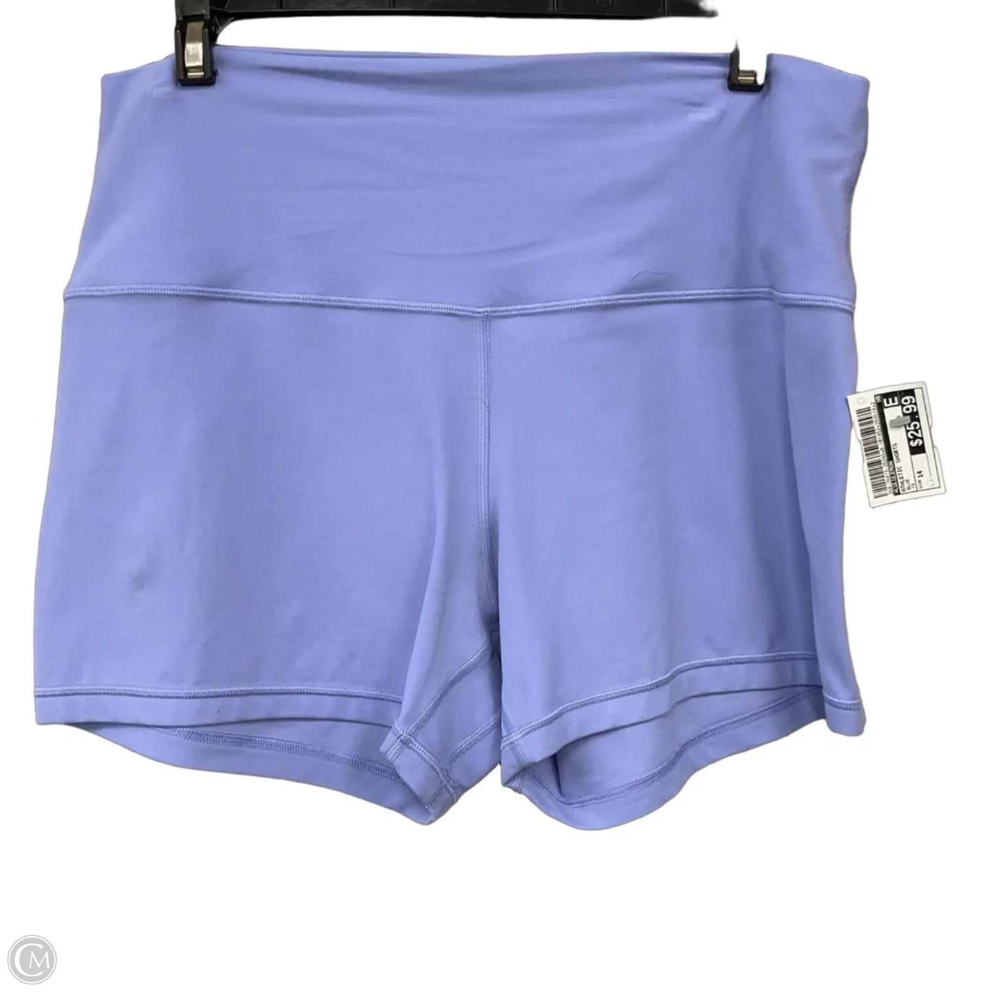 Athletic Shorts By Lululemon In Blue, Size: 14