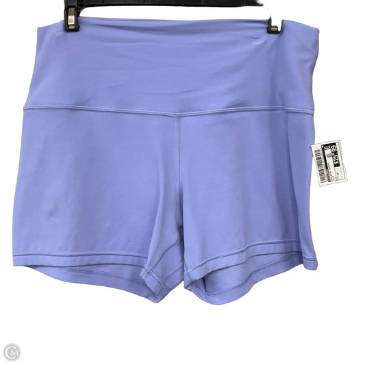 Athletic Shorts By Lululemon In Blue, Size: 14