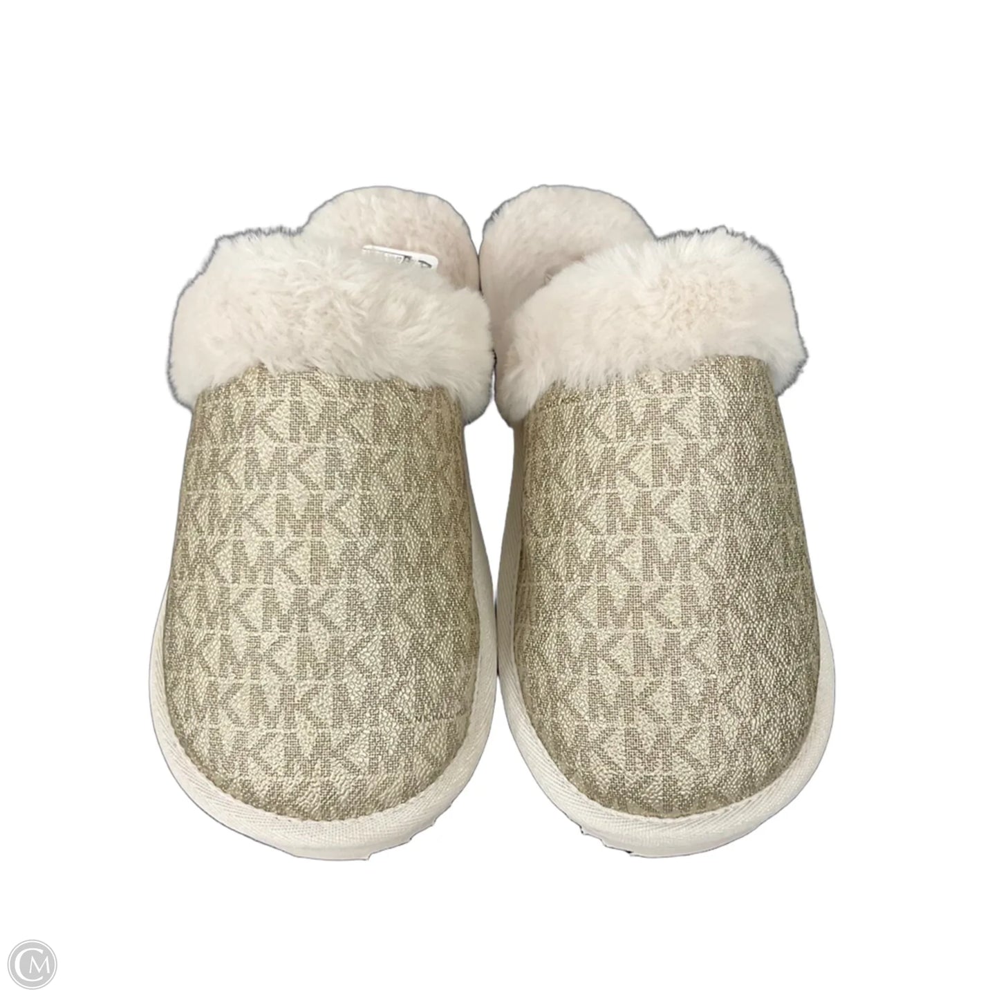 Slippers By Michael By Michael Kors In Gold, Size: 7