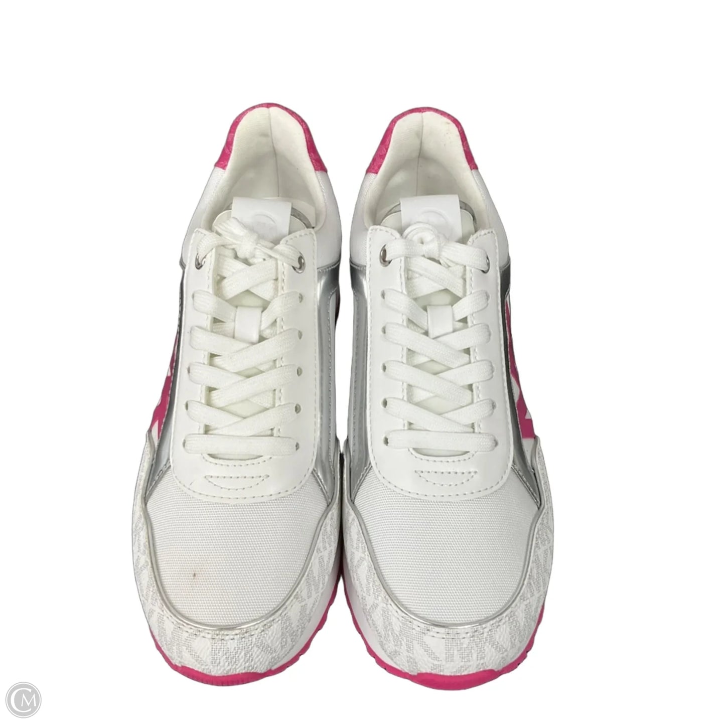 Shoes Designer By Michael Kors In Pink & White, Size: 6