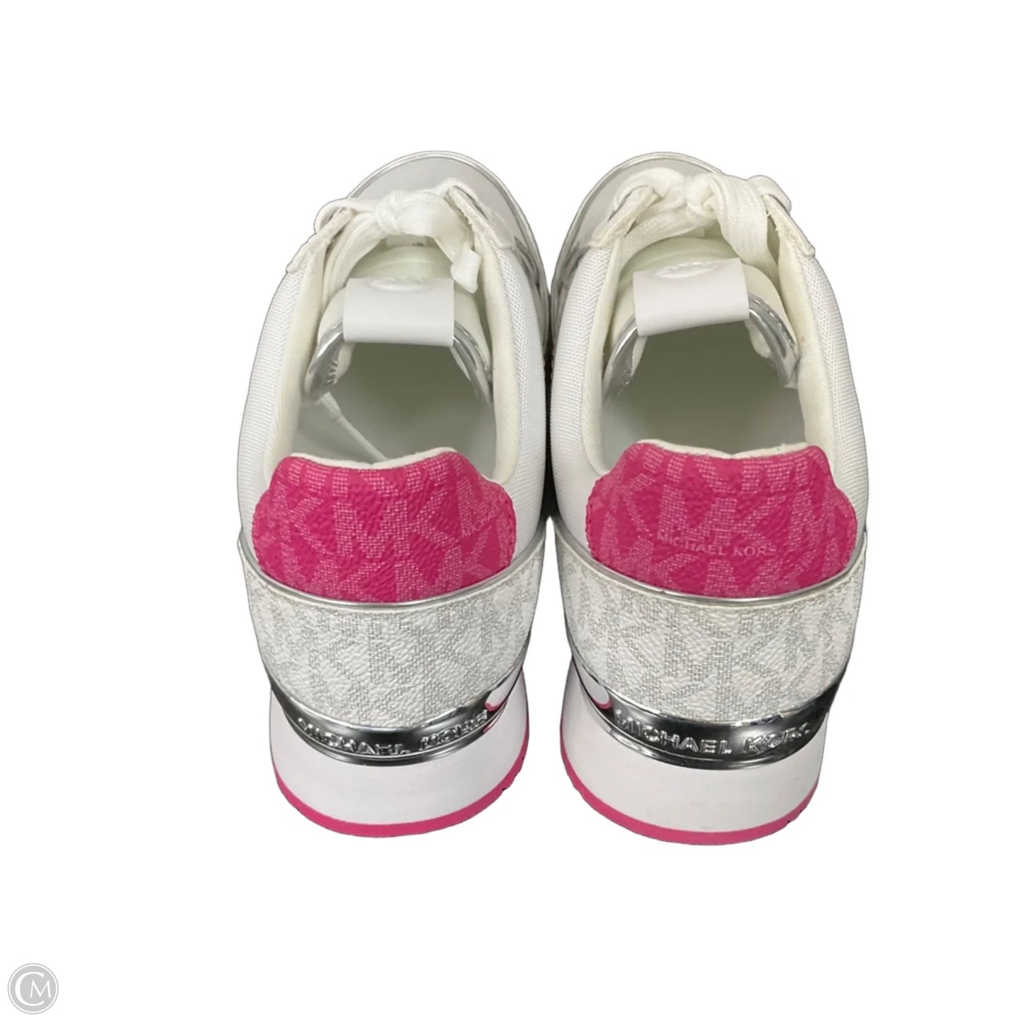 Shoes Designer By Michael Kors In Pink & White, Size: 6