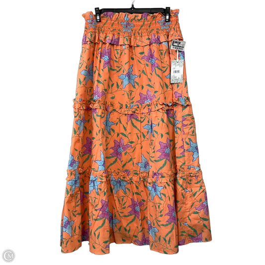 Skirt Maxi By Hyacinth House In Orange, Size: L