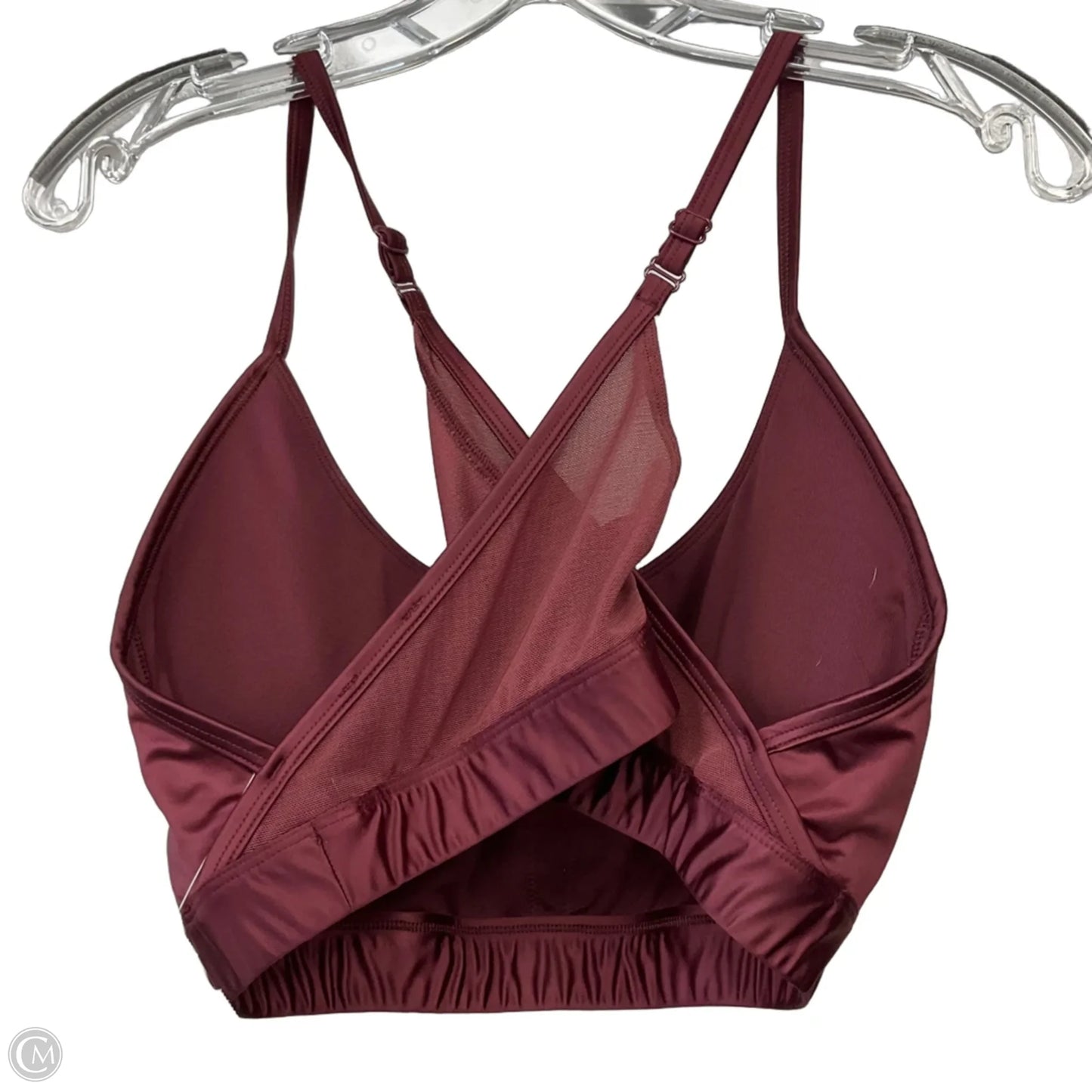 Athletic Bra By Reebok In Red, Size: L