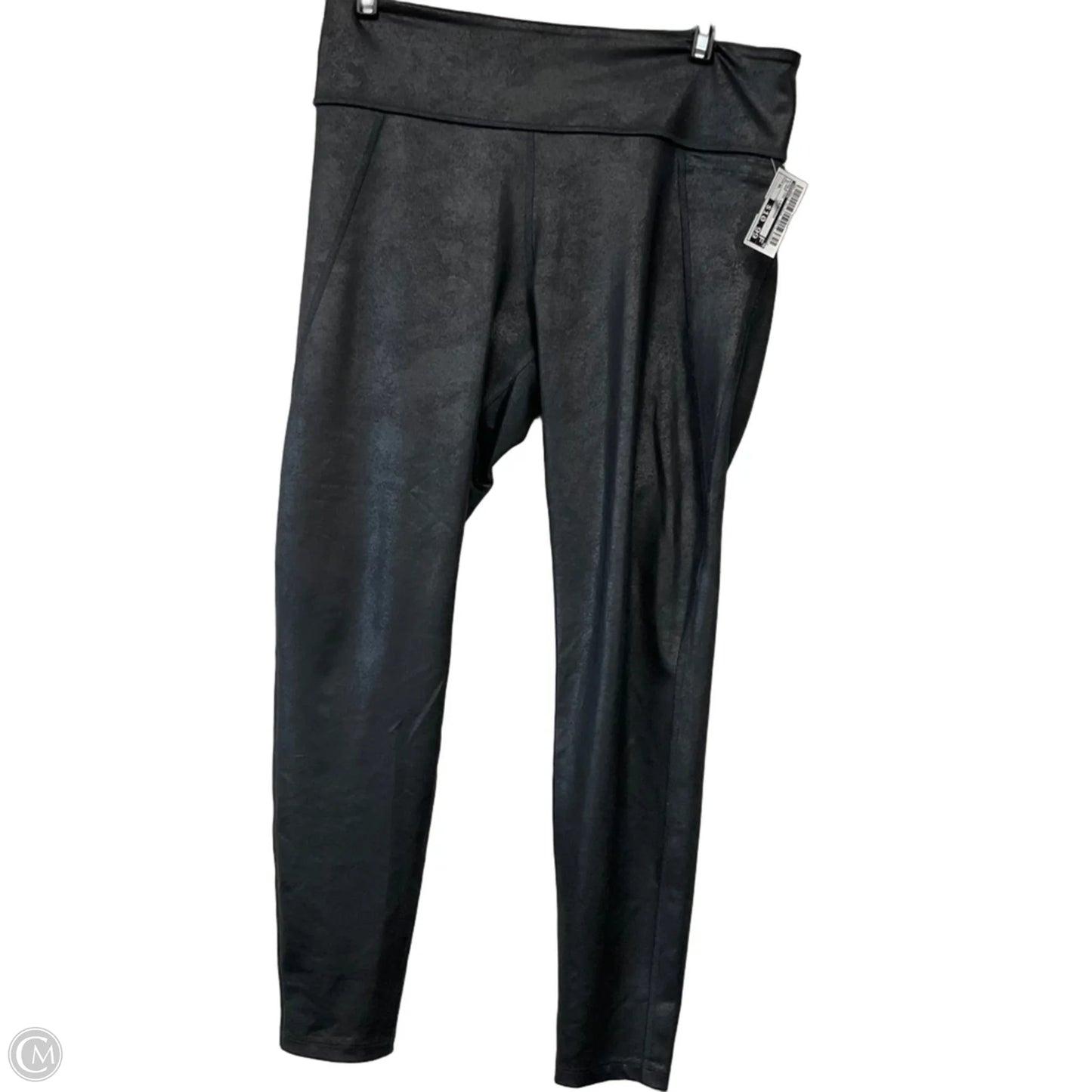 Athletic Leggings By Reebok In Black, Size: Xl