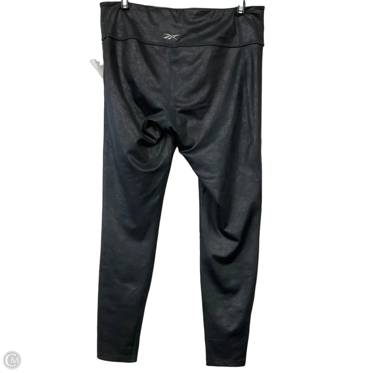 Athletic Leggings By Reebok In Black, Size: Xl