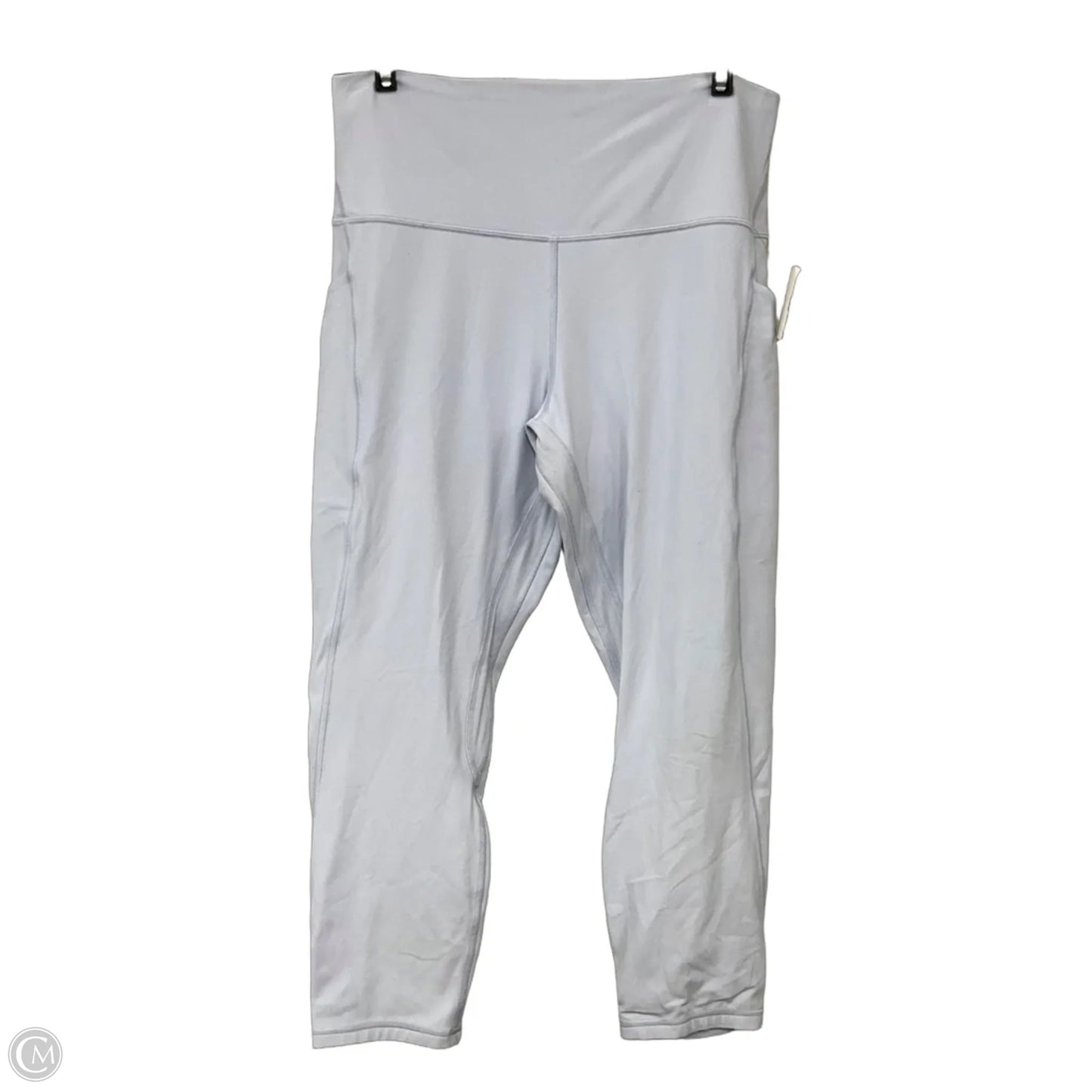 Athletic Legging capris By Lululemon In Blue, Size: 12