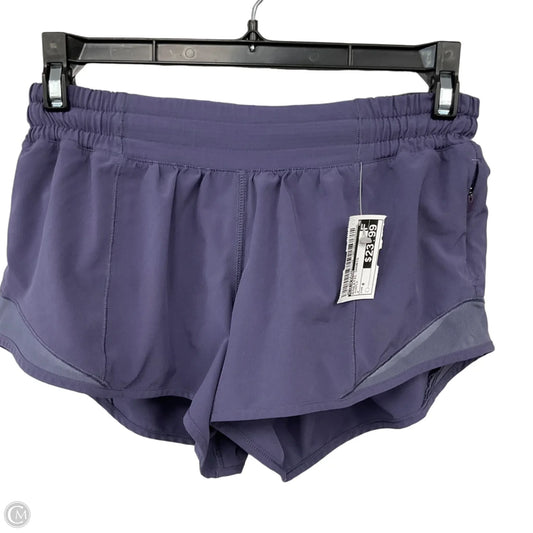 Athletic Shorts By Lululemon In Purple, Size: 4