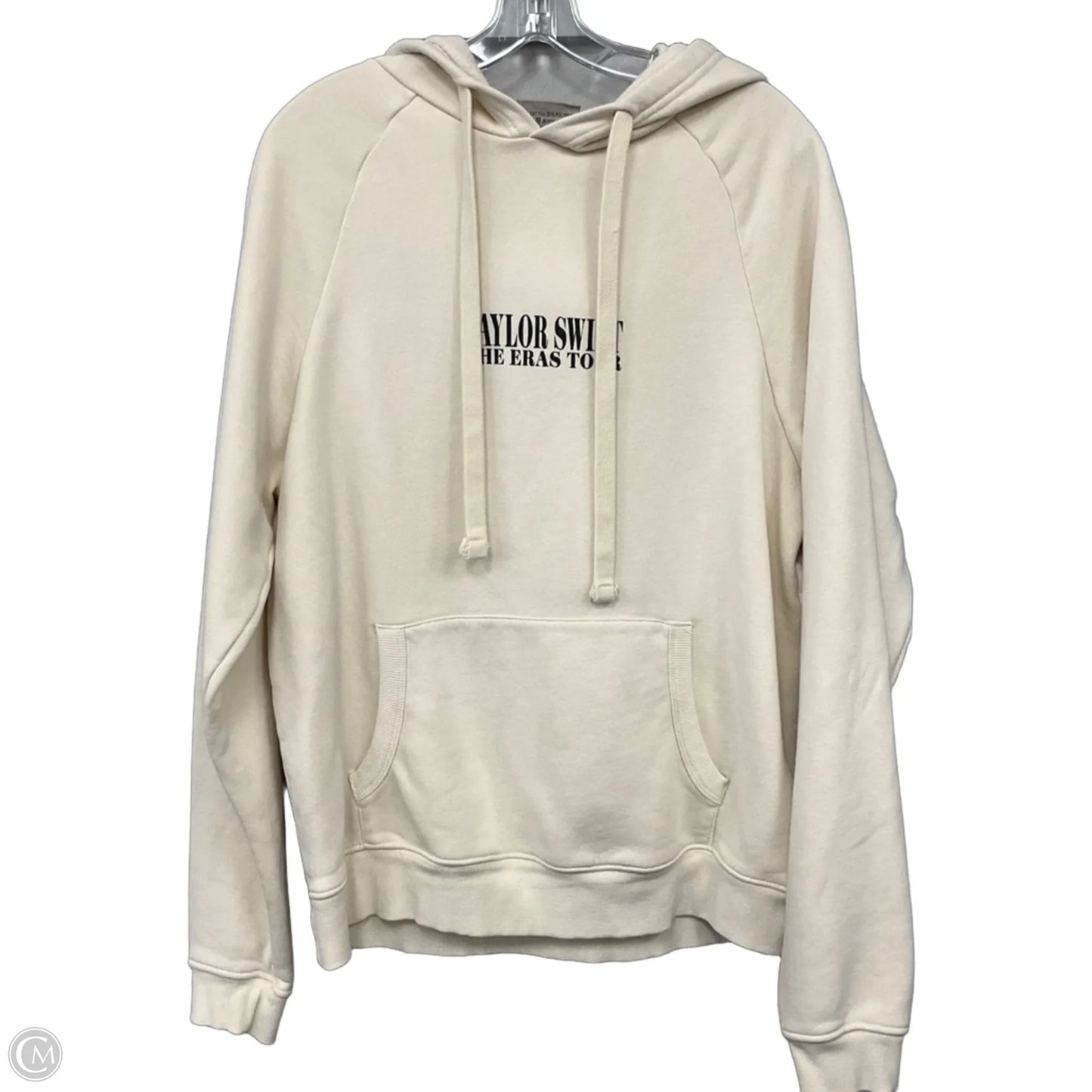 Sweatshirt Hoodie By Clothes Mentor In Cream, Size: S