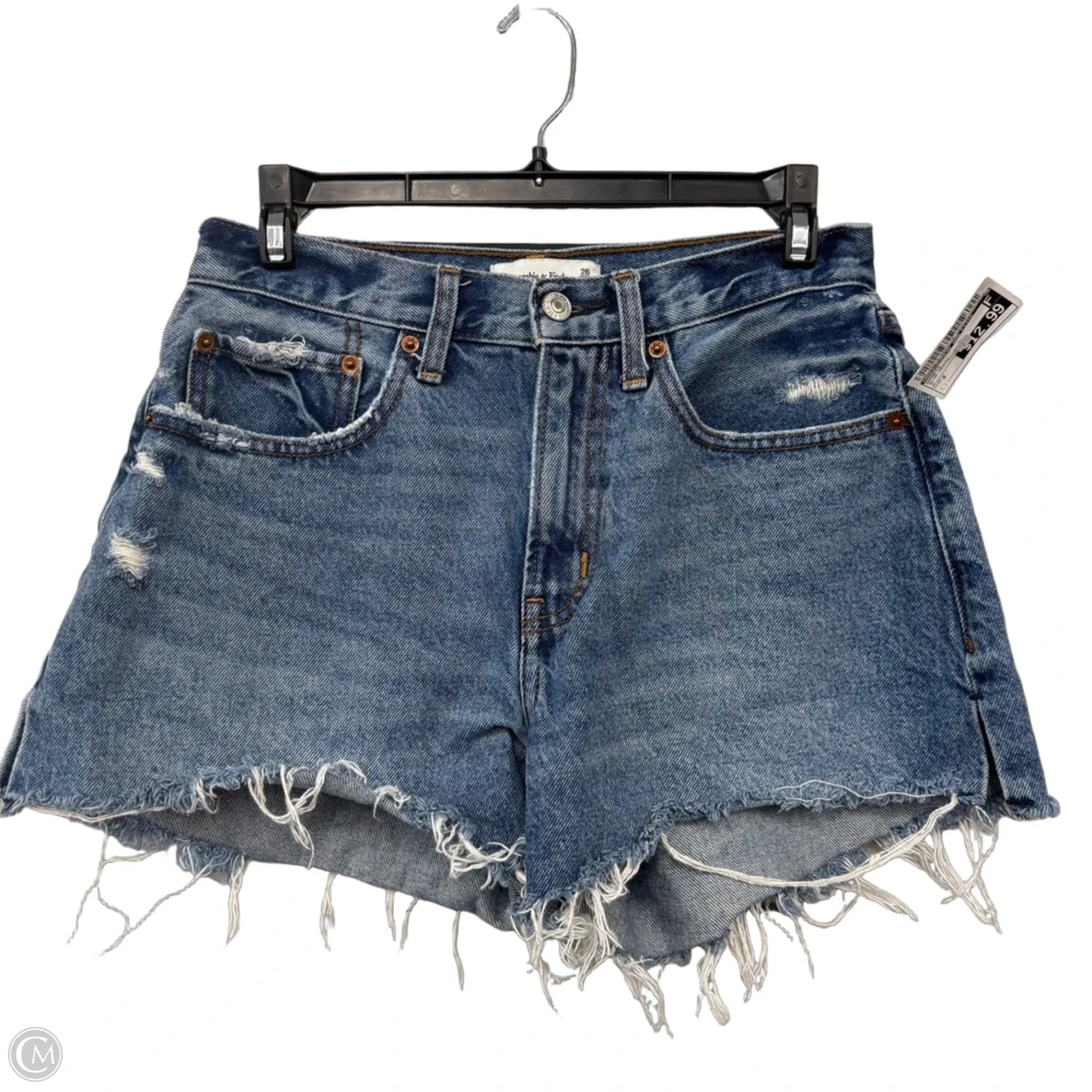 Shorts By Abercrombie And Fitch In Blue Denim, Size: 2