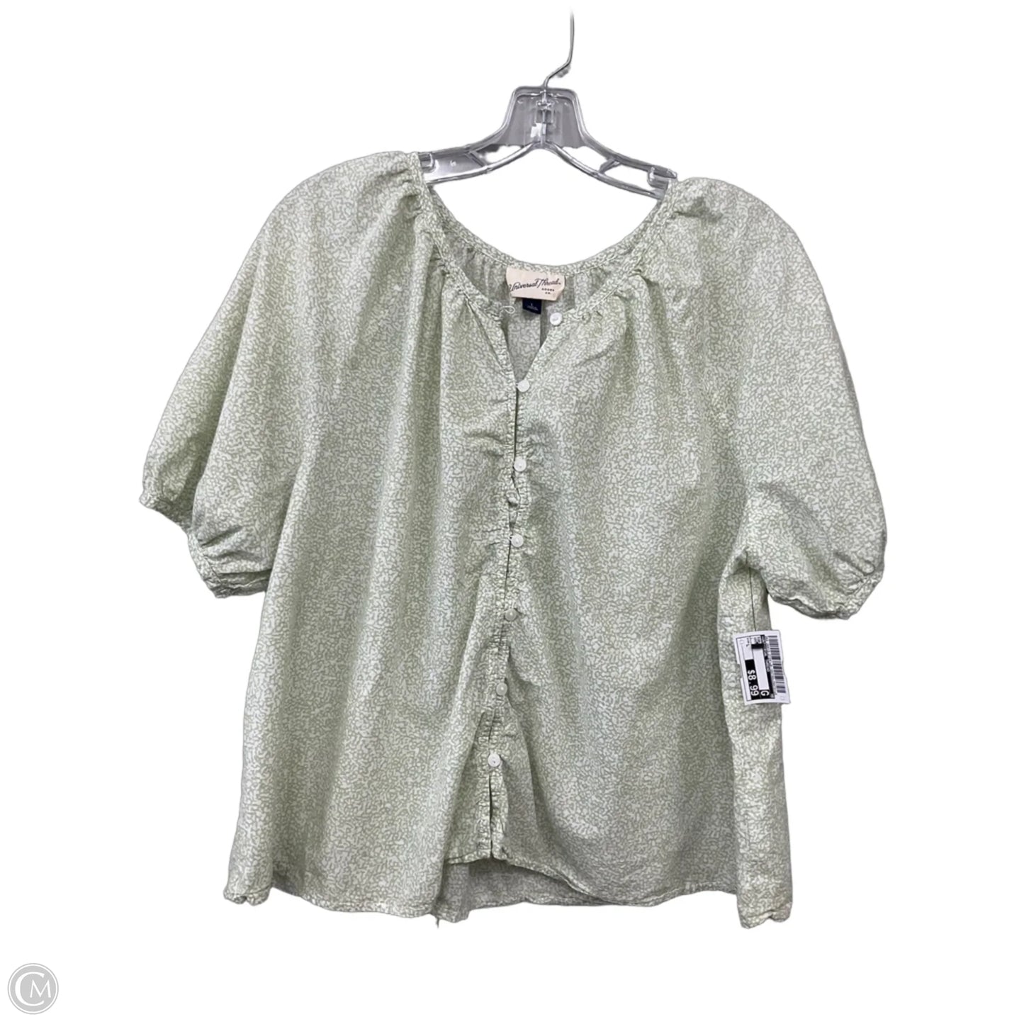 Top Short Sleeve By Universal Thread In Green, Size: L