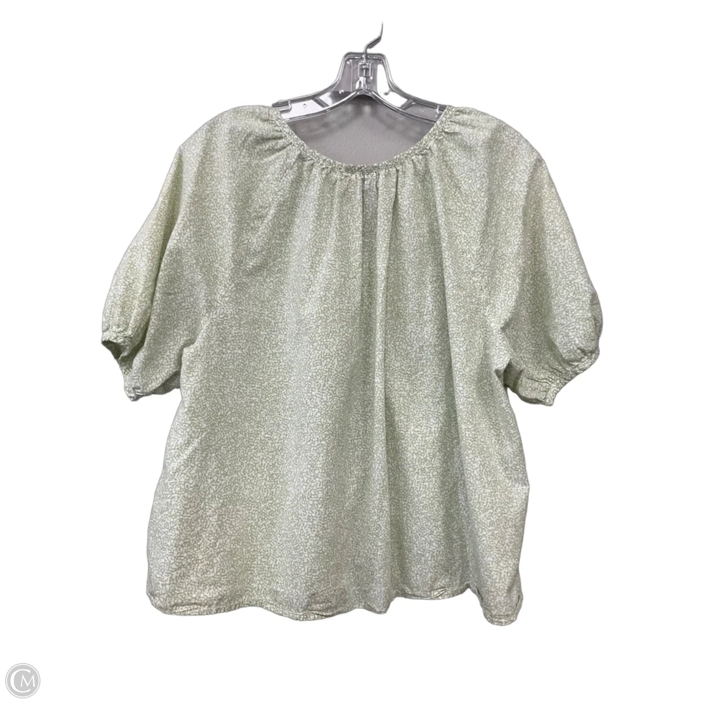 Top Short Sleeve By Universal Thread In Green, Size: L