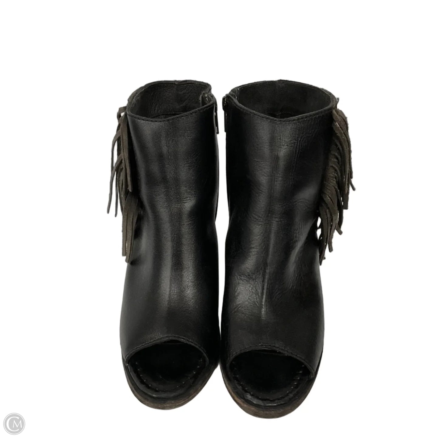 Boots Ankle Heels By Cmb In Black, Size: 7.5