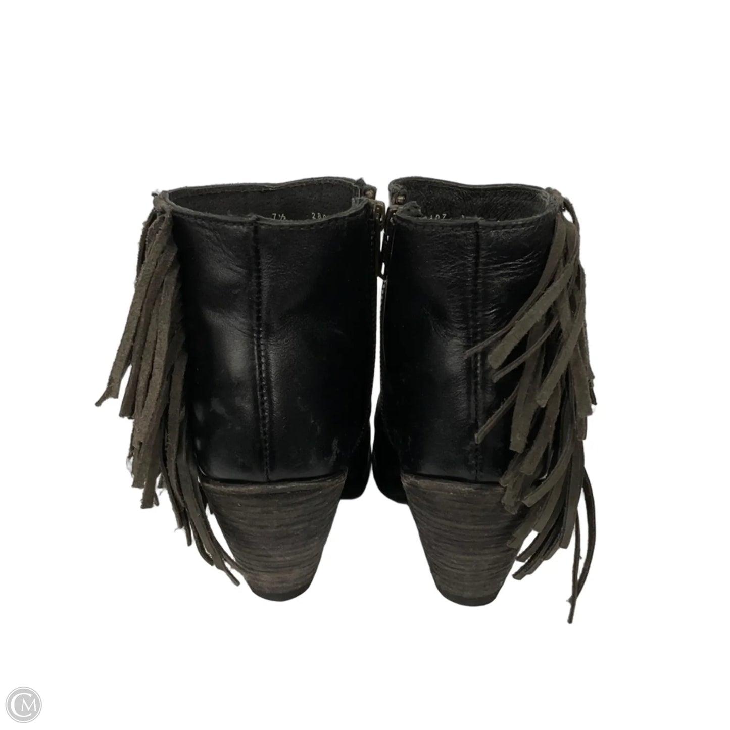 Boots Ankle Heels By Cmb In Black, Size: 7.5