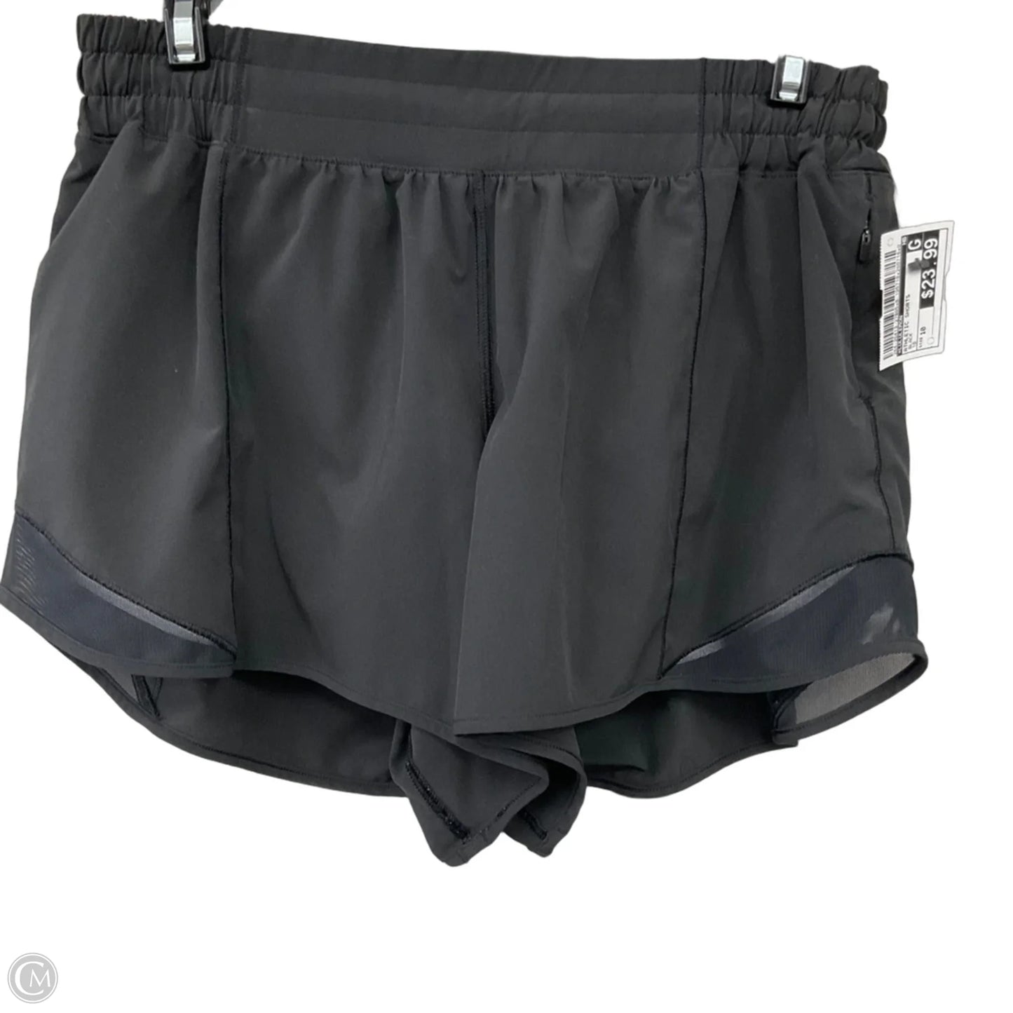Athletic Shorts By Lululemon In Black, Size: 10