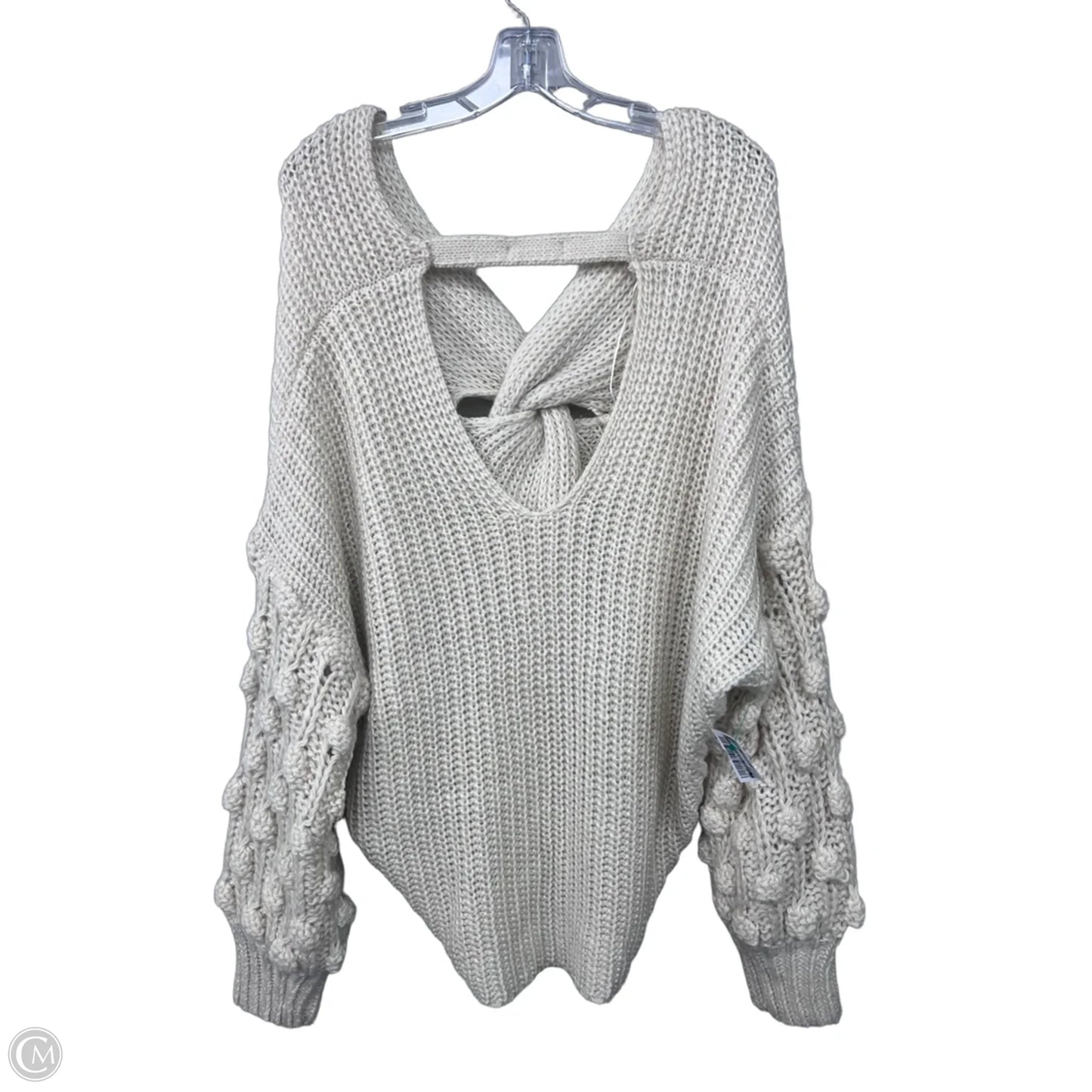 Sweater By Clothes Mentor In Beige, Size: M