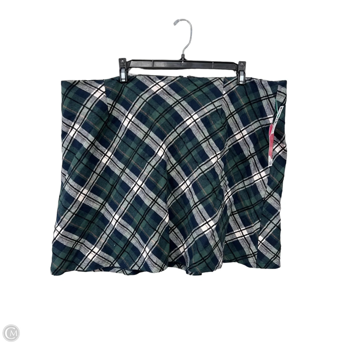 Skirt Mini & Short By Arula In Plaid Pattern, Size: 2x