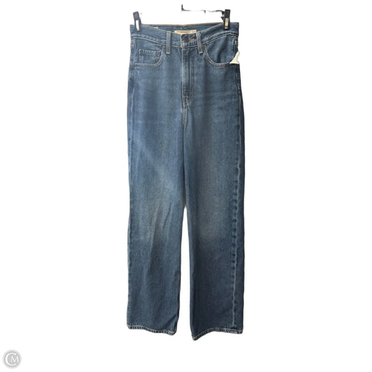 Jeans Straight By Levis In Blue Denim, Size: 0
