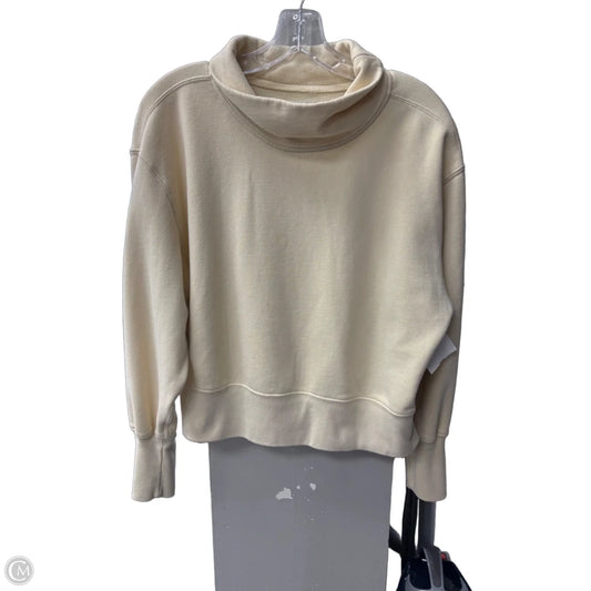 Sweatshirt Crewneck By Abercrombie And Fitch In Yellow, Size: L