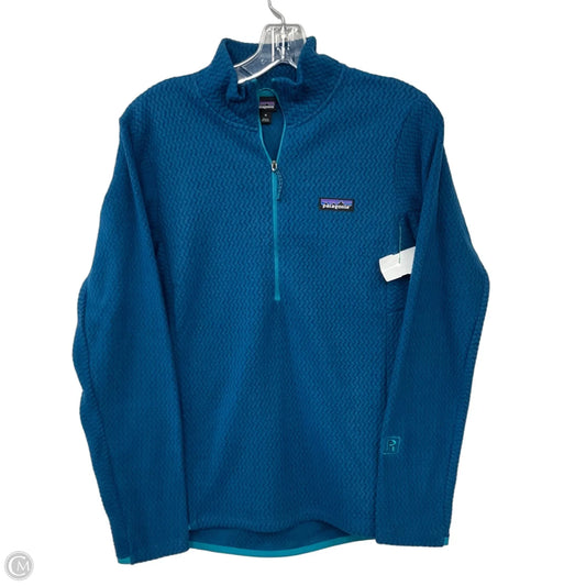 Sweatshirt Collar By Patagonia In Blue, Size: M