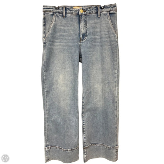 Jeans Straight By Kut In Blue Denim, Size: 10
