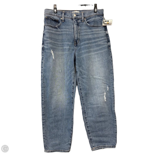 Jeans Straight By Evereve In Blue Denim, Size: 8