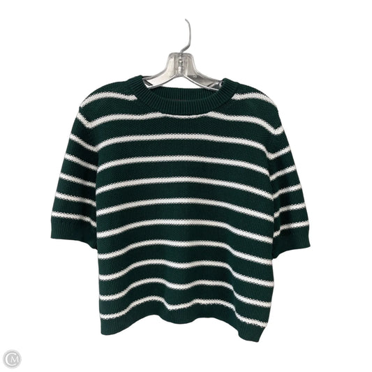 Sweater Short Sleeve By French Connection In Green, Size: L
