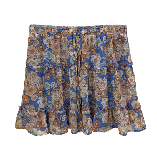 Floral Print Skirt Mini & Short Sienna Sky, Size L