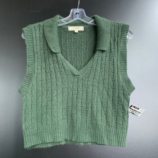 Vest Sweater By No Comment In Green, Size: L