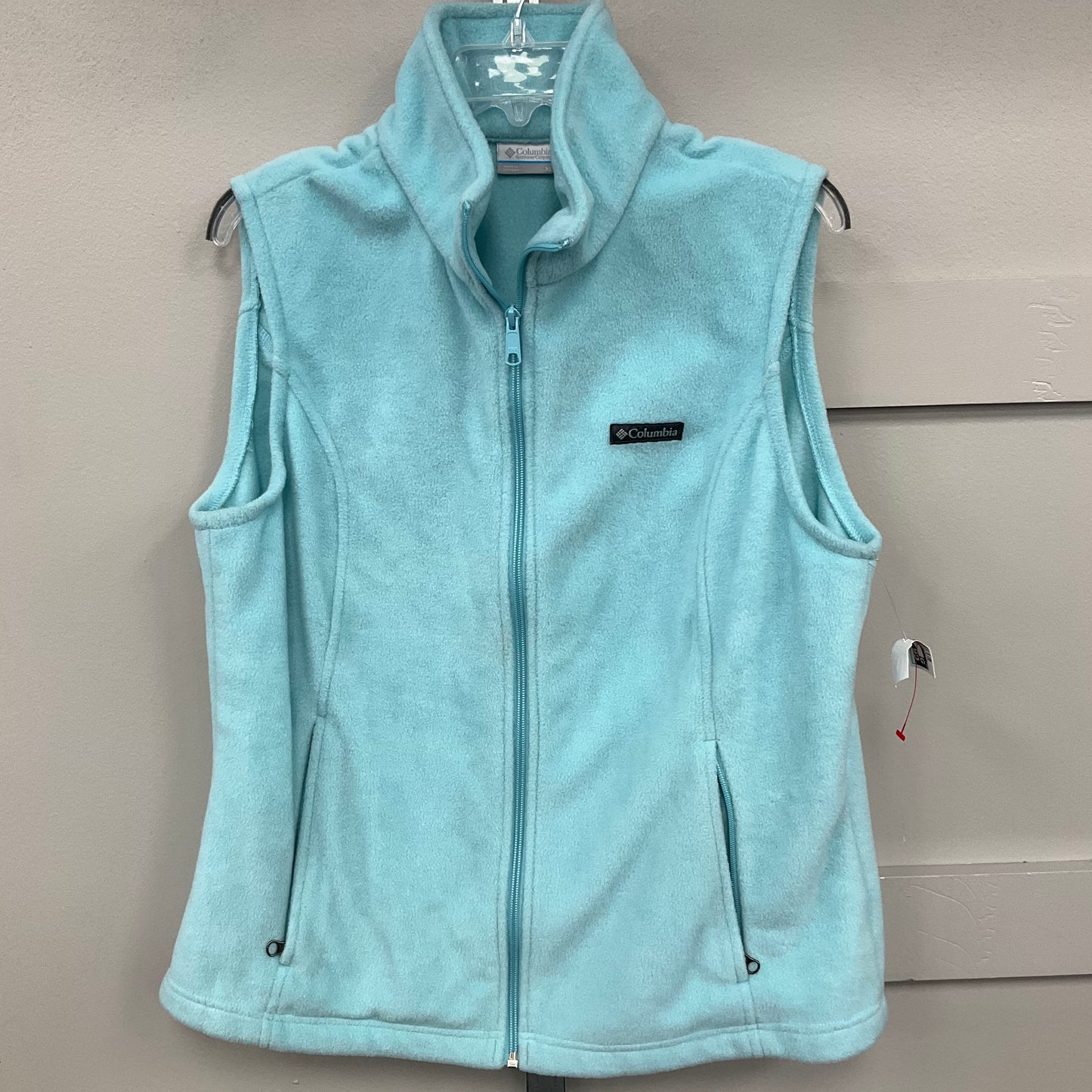 Vest Fleece By Columbia In Teal, Size: Xl